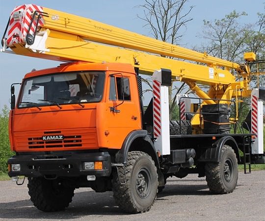 Аренда автовышки в Людиново и  Калужской области